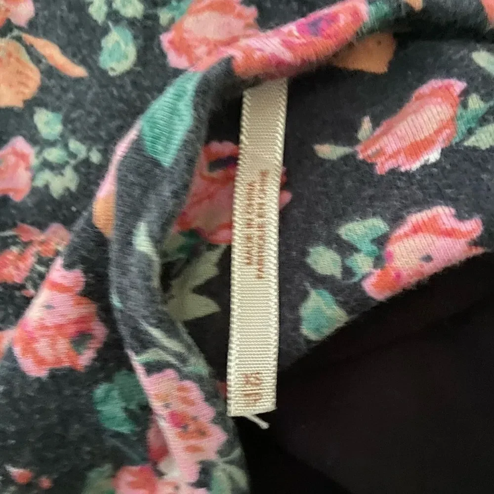 Free People Floral Ruched Fitted Mini Skirt in Size XS